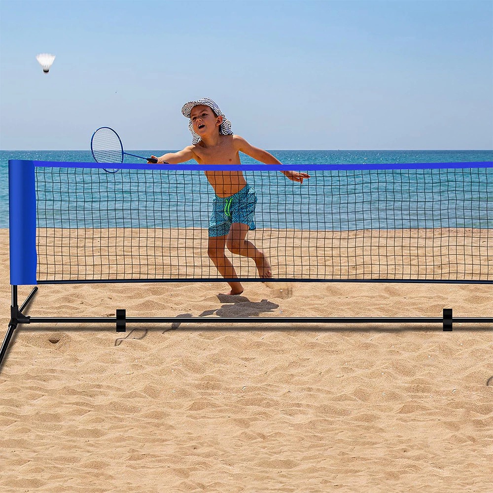 Nastaviteľná športová sieť na bedminton, tenis alebo volejbal